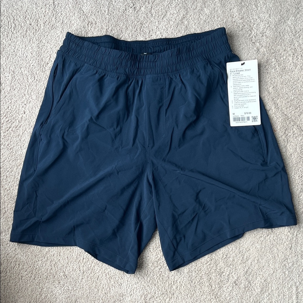 lululemon athletica Navy Athletic Shorts